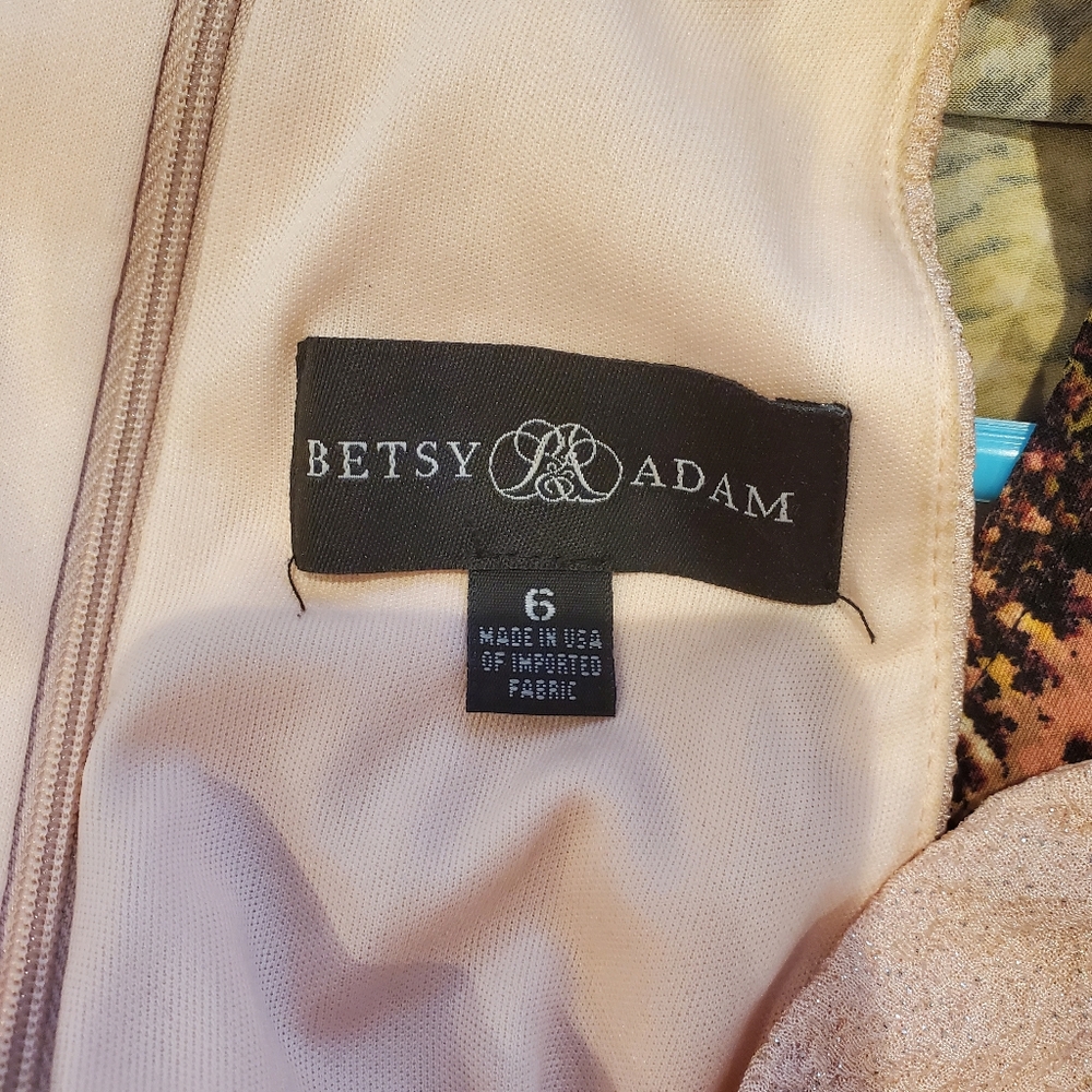 Betsy Adam's blush pink dress - Picture 4 of 7